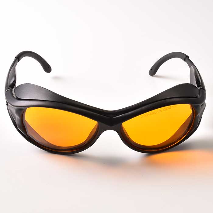 190nm-490nm Laser Protective Glasses Protect UV And Blue Solid State Laser